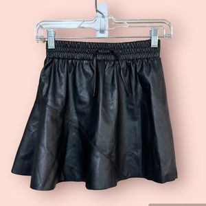 Zadig & Voltaire Faux Leather Skirt Size 10-13 !